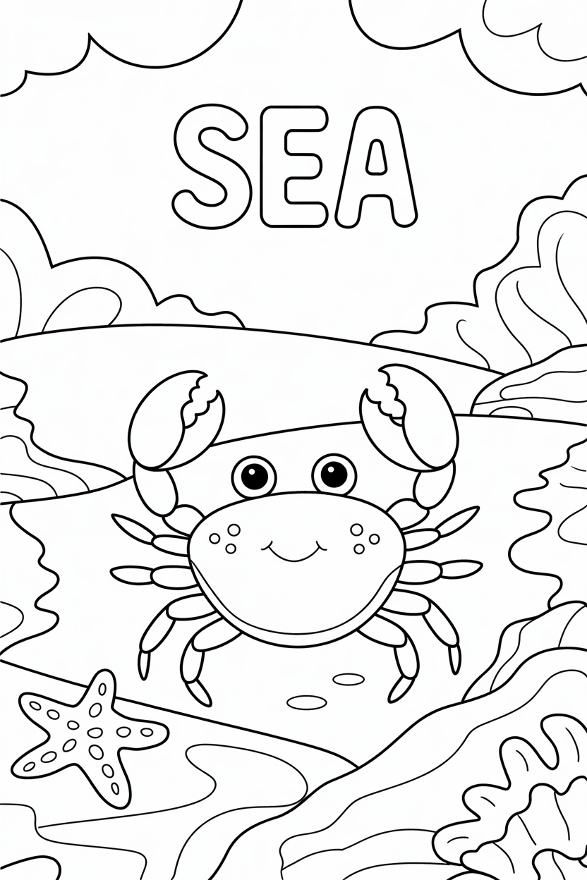 sea animal coloring pages to print