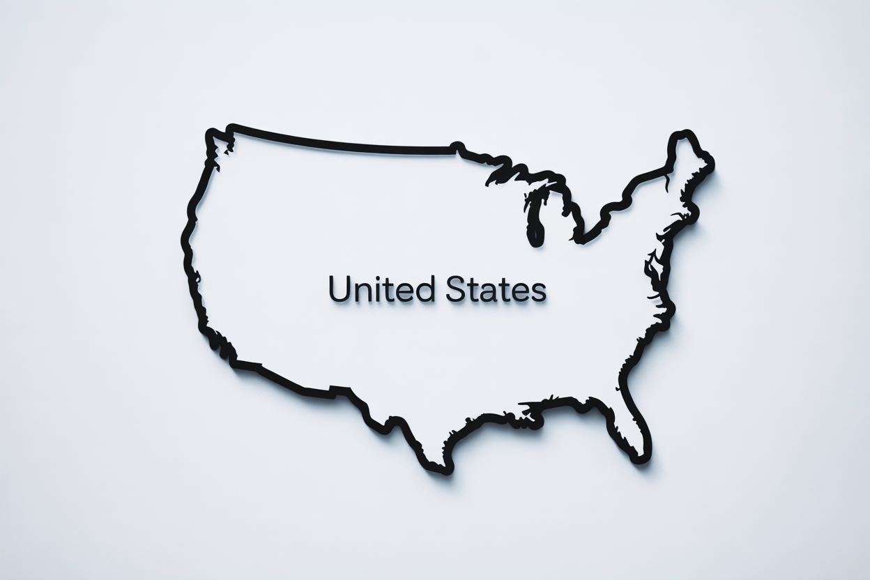 free United States coloring map