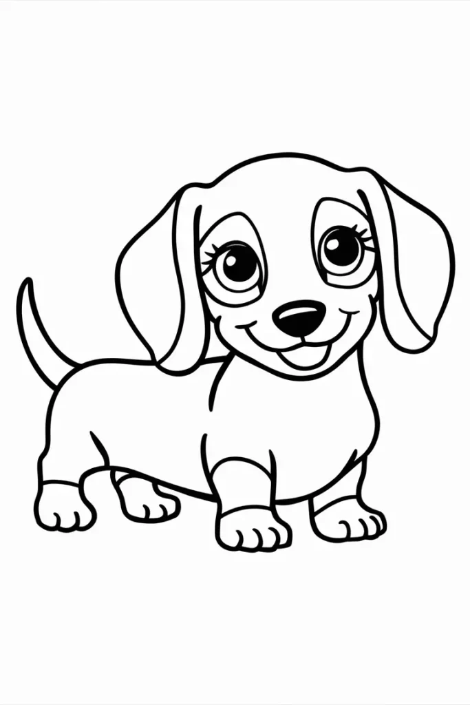 puppy coloring pages printable pdf