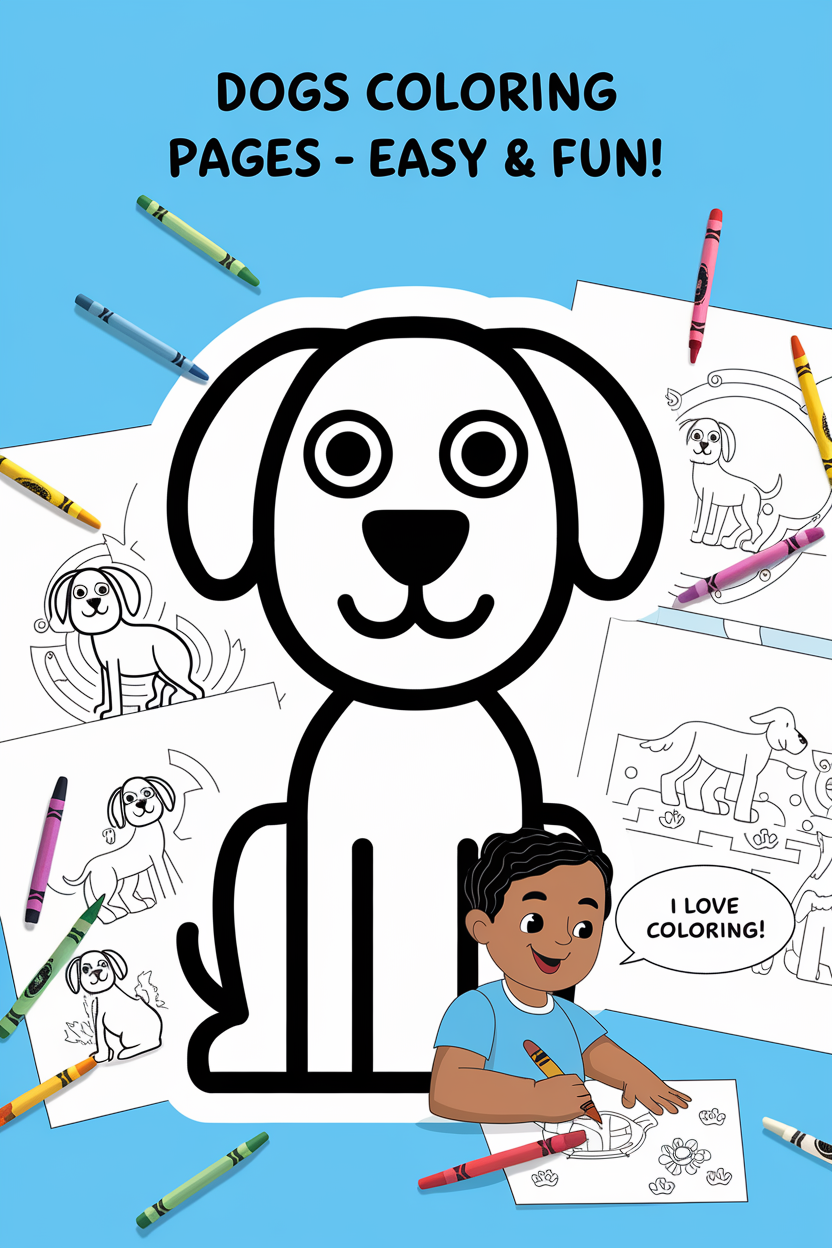 dog coloring pages printable pdf