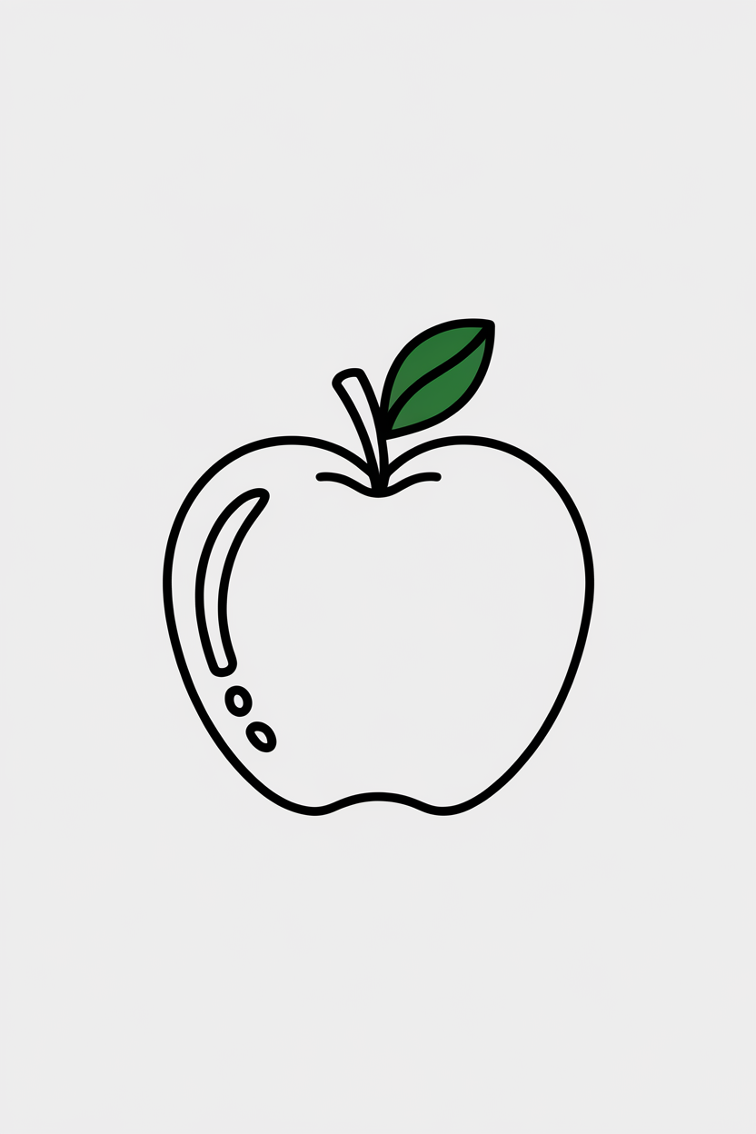 coloring fruits worksheets pdf