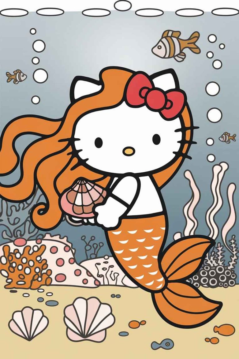 50+ Free Hello Kitty Coloring Pages – Easily Printable PDFs