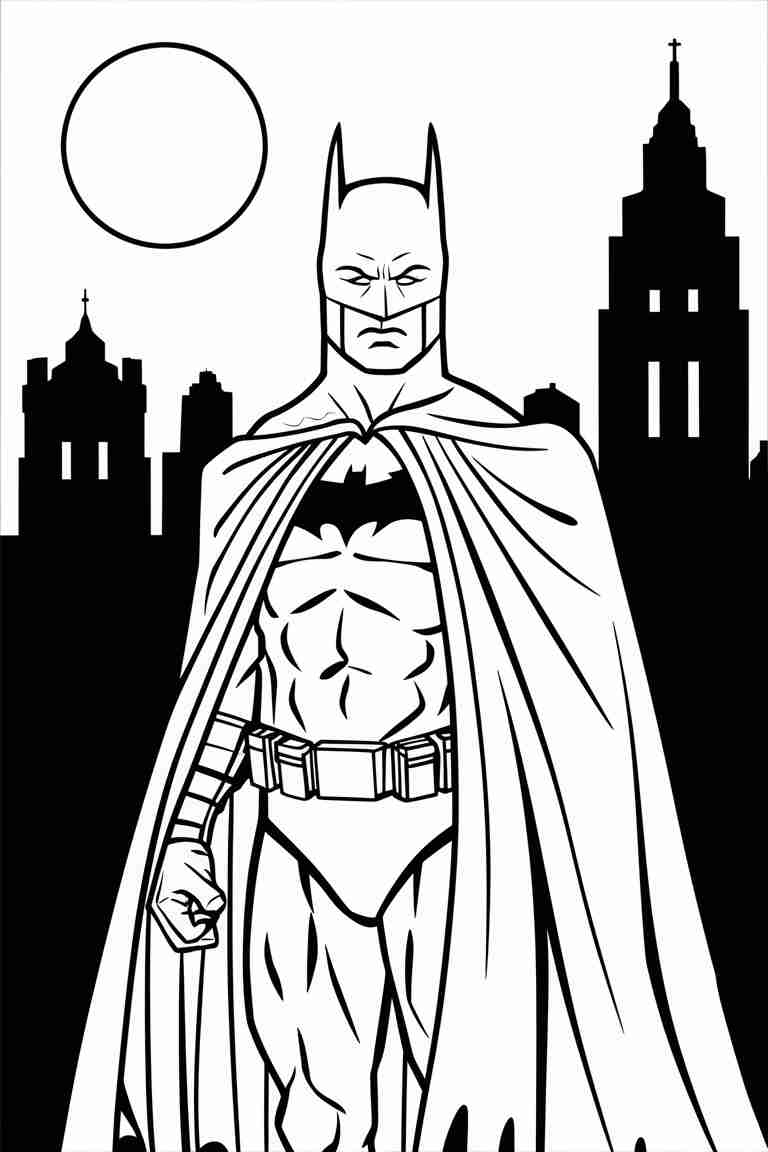 batman coloring pages printable pdf