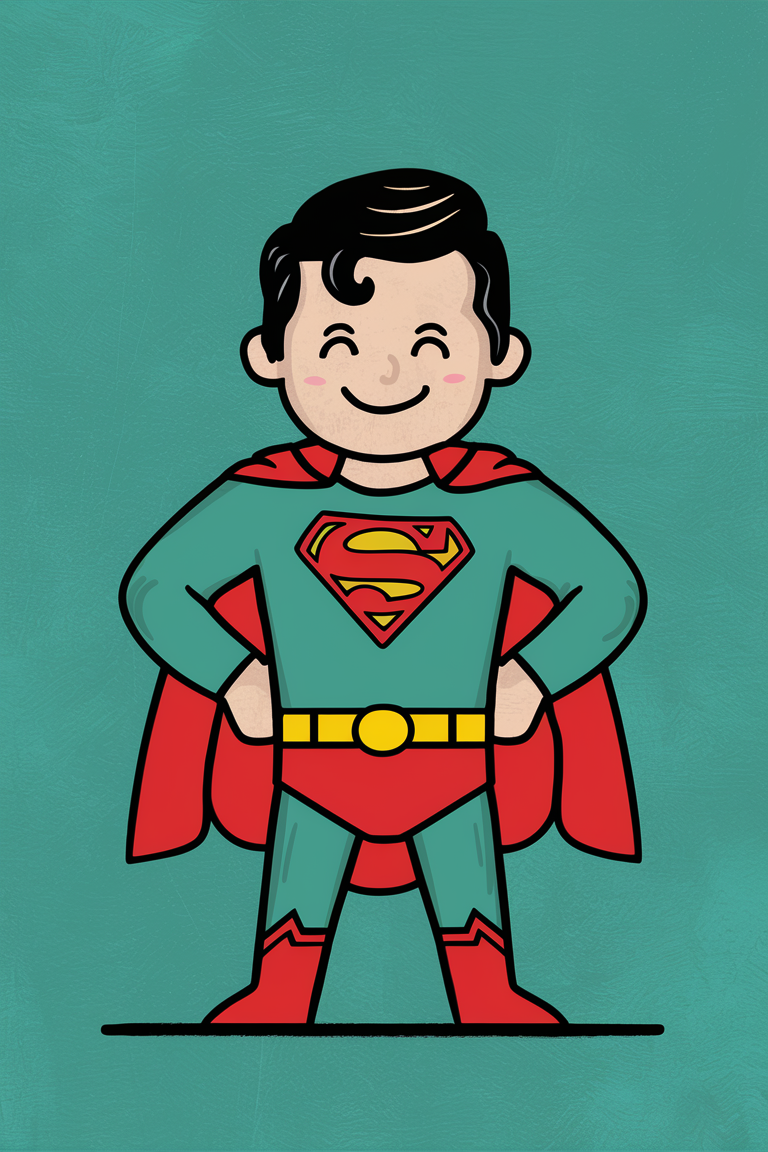 superman coloring pages for kids
