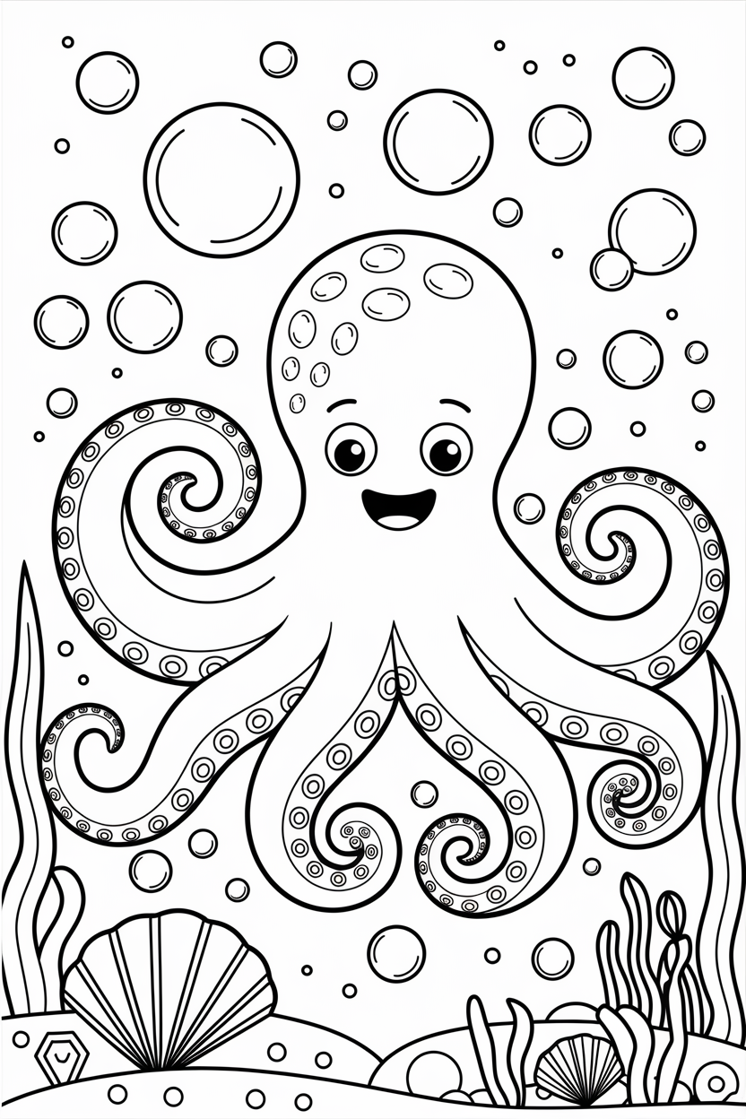 sea animal coloring pages to print