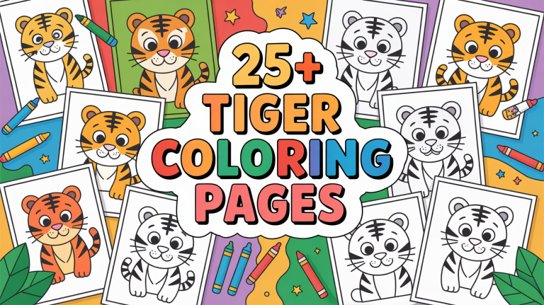 tiger coloring pages