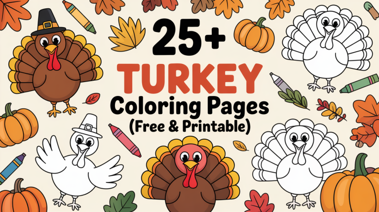 Turkey Coloring Pages