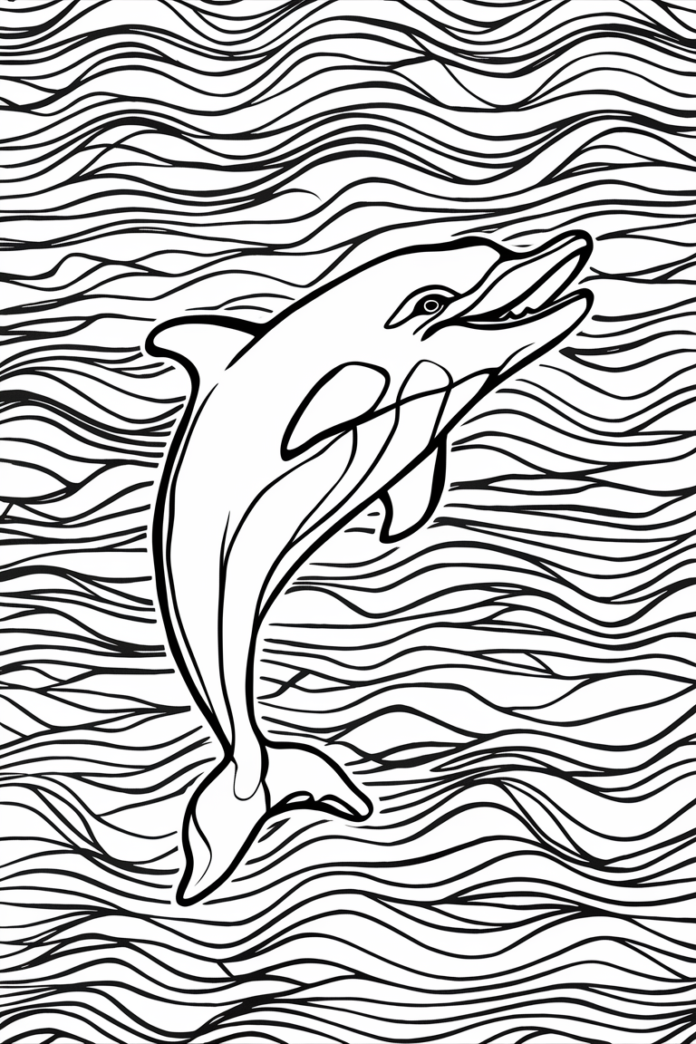 dolphin coloring pages printable