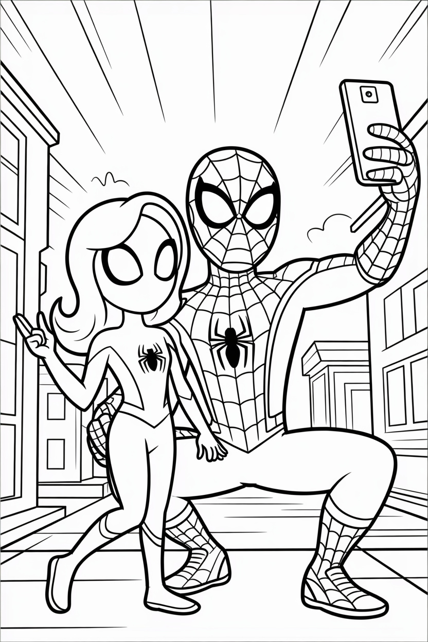 spiderman coloring pages printable