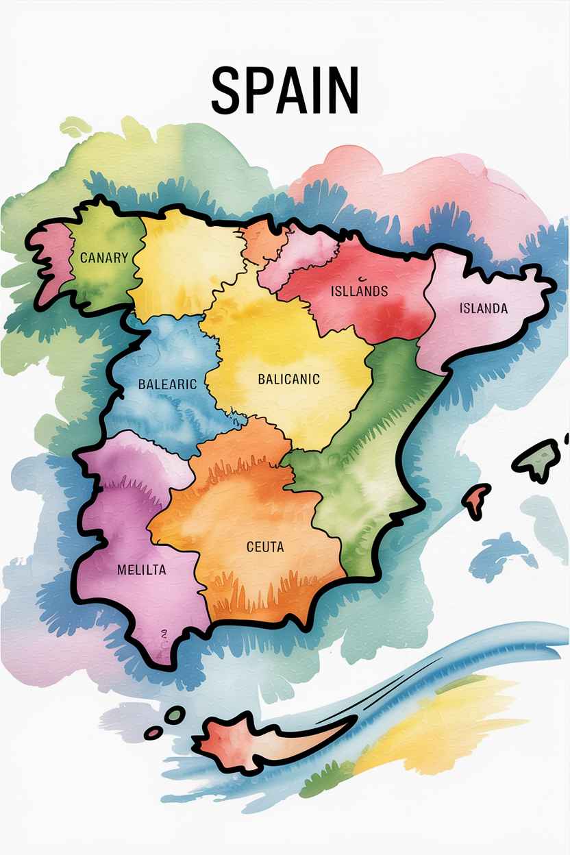 spain coloring pages free