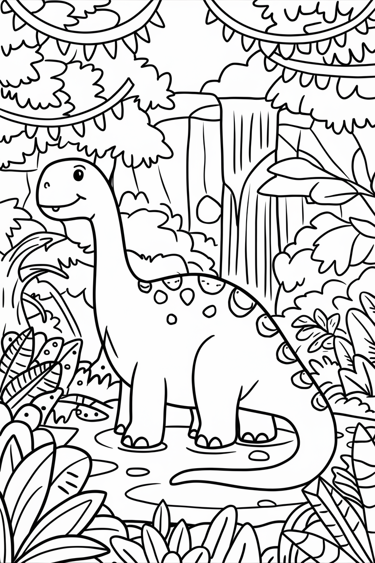 free printable coloring pages for kids dinosaurs