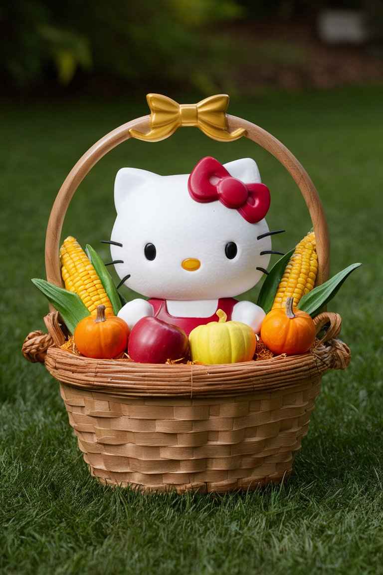hello kitty thanksgiving coloring pages free