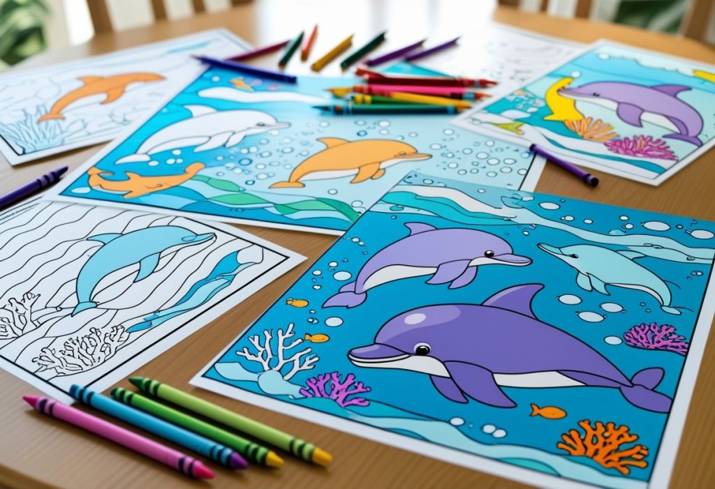 Dolphin Coloring Pages
