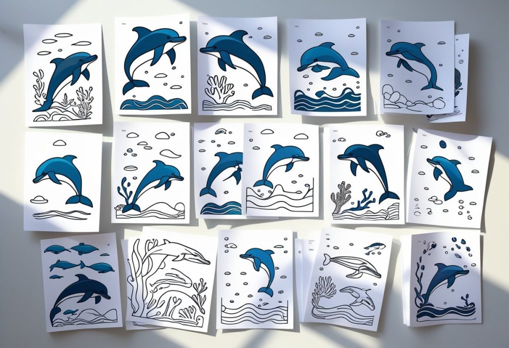 Dolphin Coloring Pages