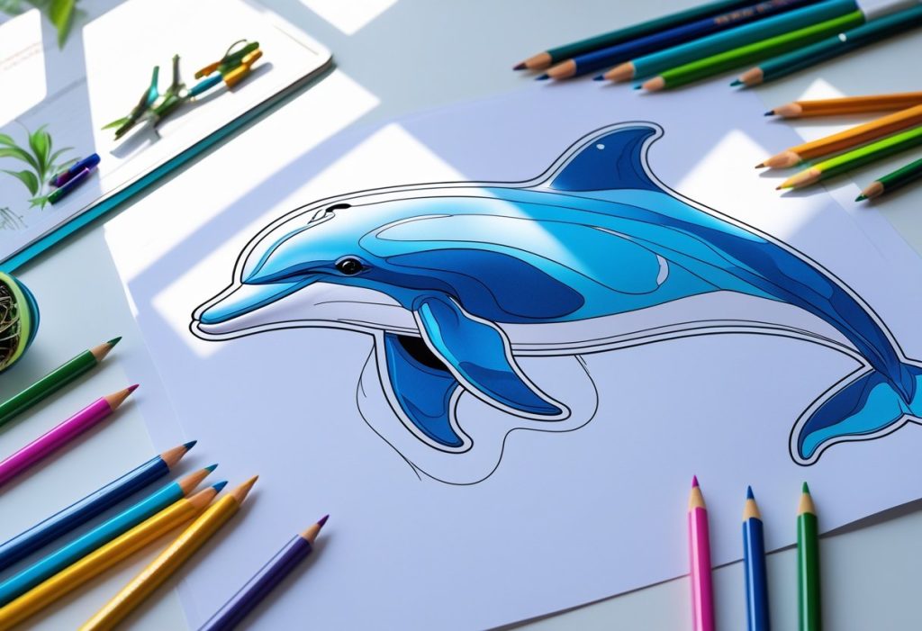 Dolphin Coloring Pages