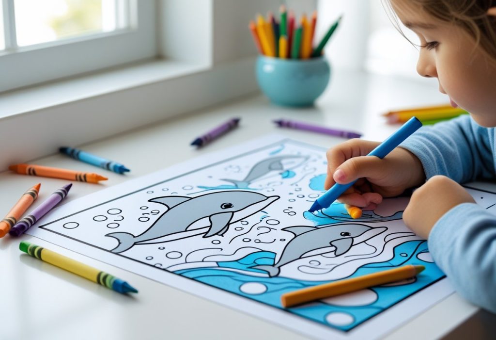 Dolphin Coloring Pages