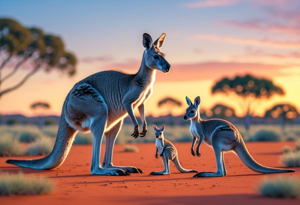 Kangaroo Coloring Pages