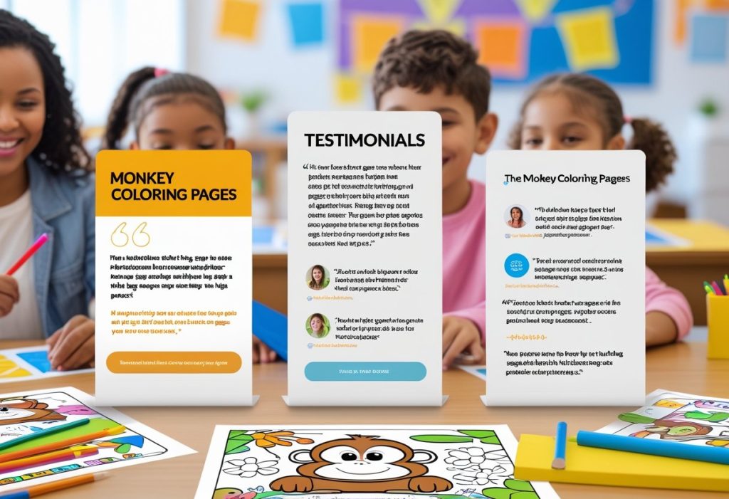 monkey coloring pages for adults