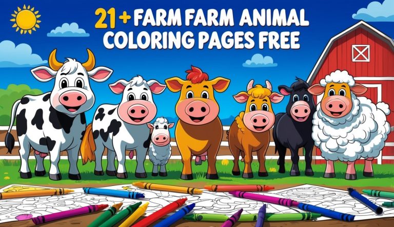 farm animal coloring pages