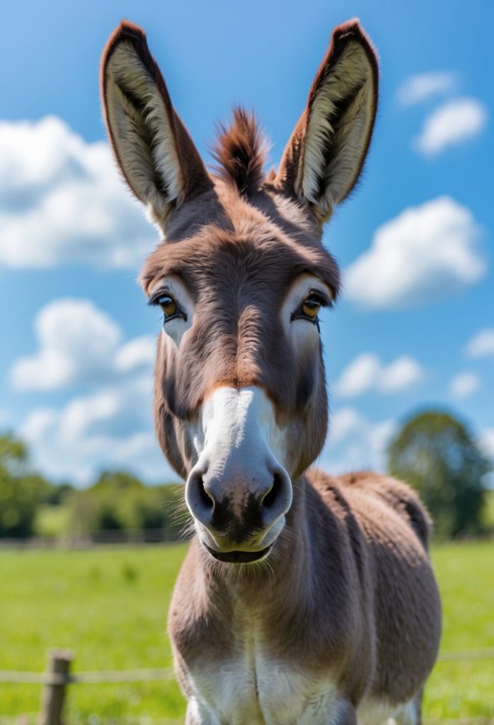 donkey coloring page free