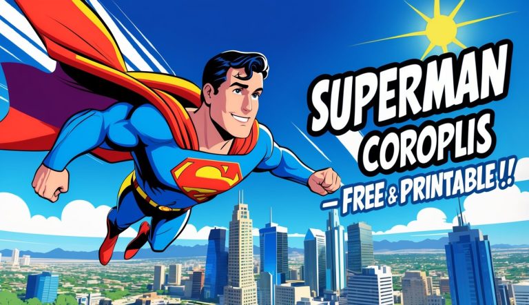 superman coloring pages for kids