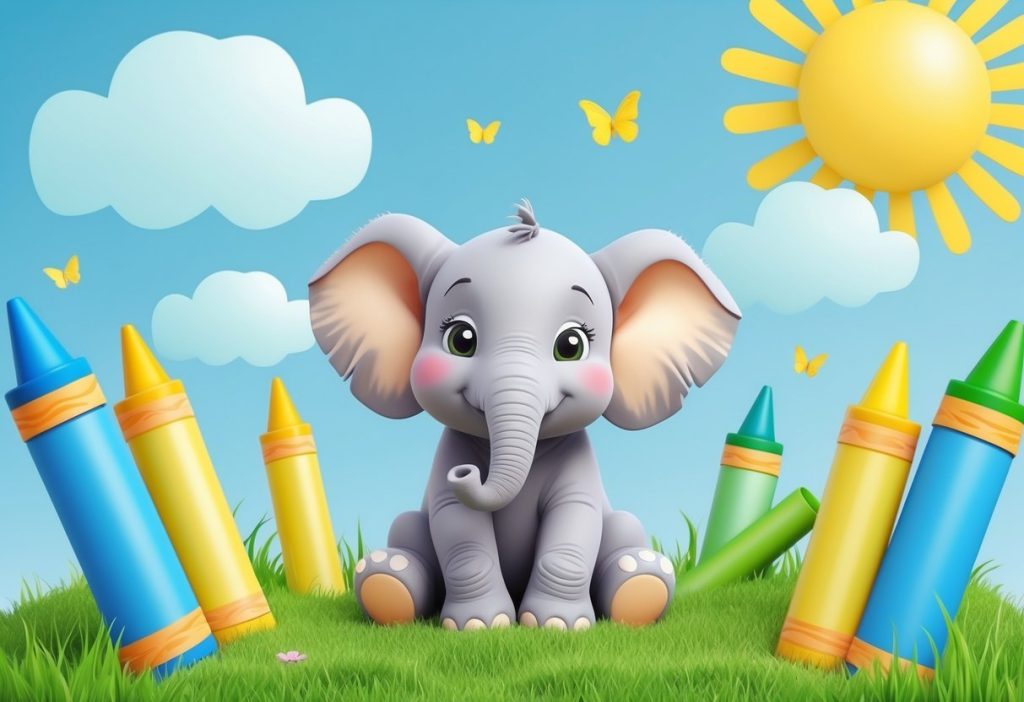 elephant coloring pages