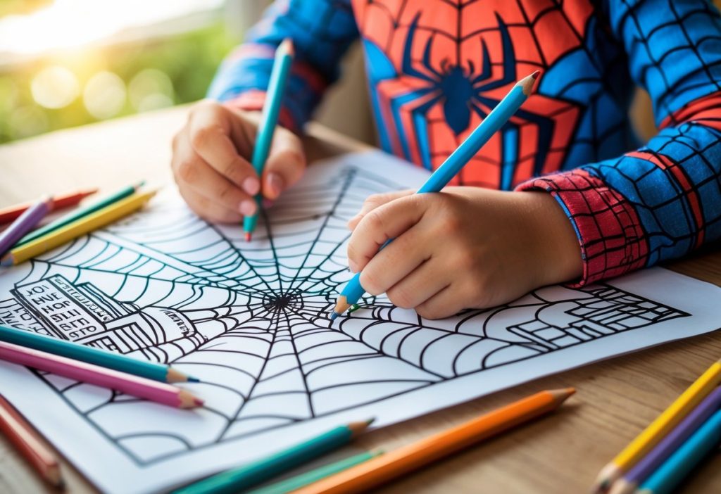 spiderman coloring pages printable