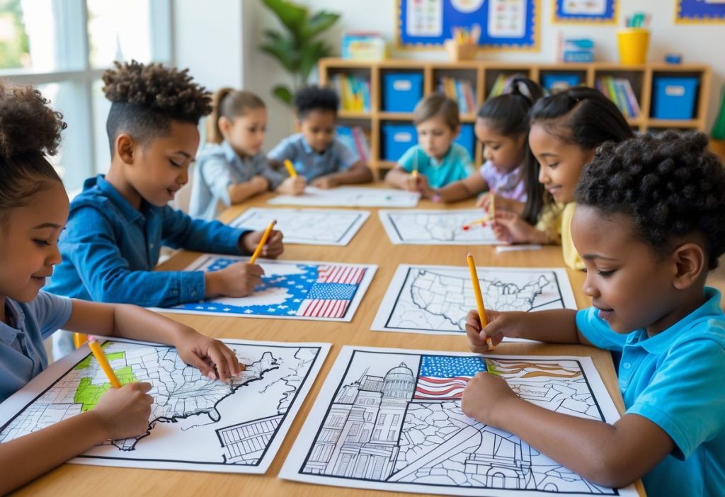 united states coloring pages pdf