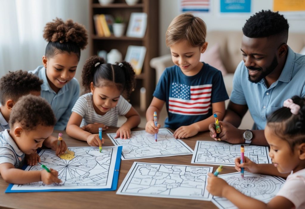 united states coloring pages free printable