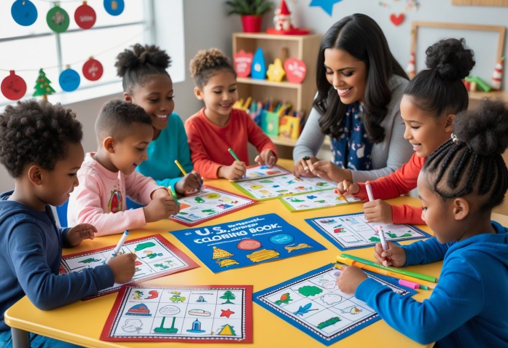 united states coloring pages free printable