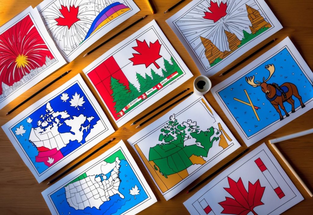 Canada Coloring Pages