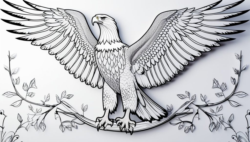 eagle coloring pages for adults