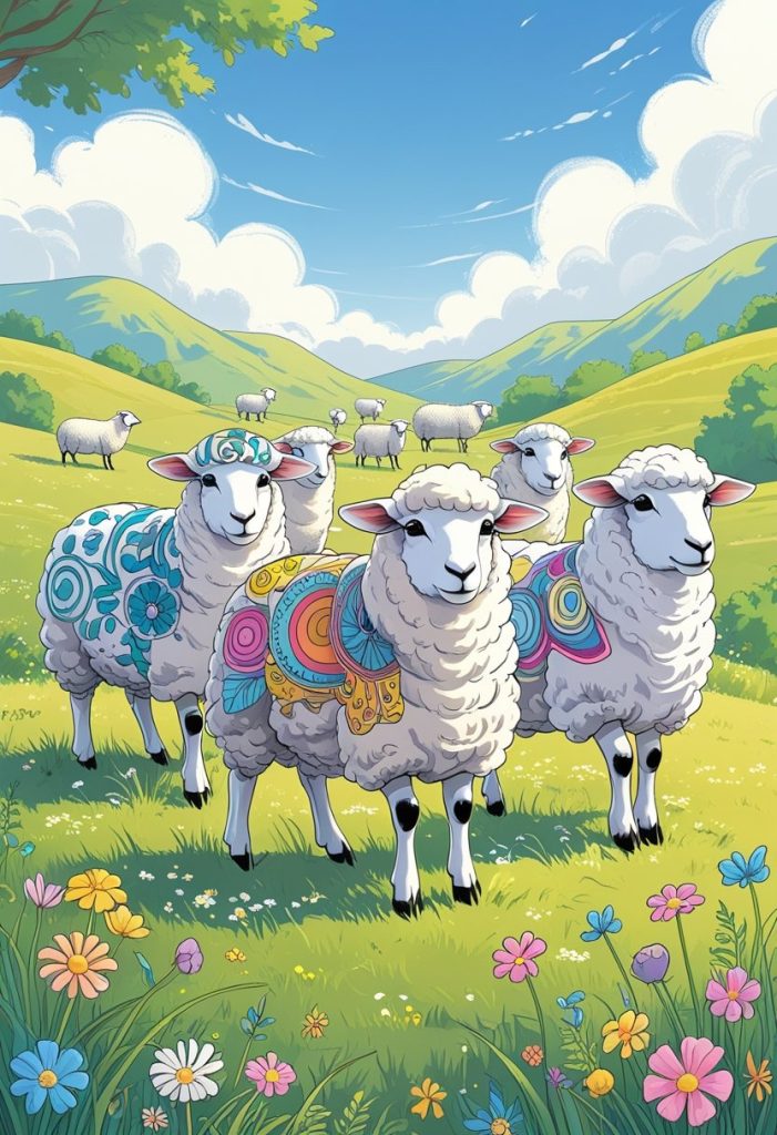 Sheep coloring pages free printable