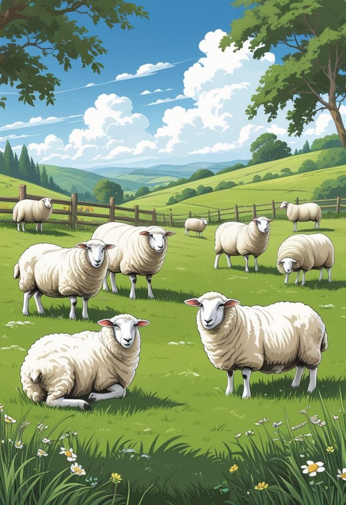 sheep coloring pages free download