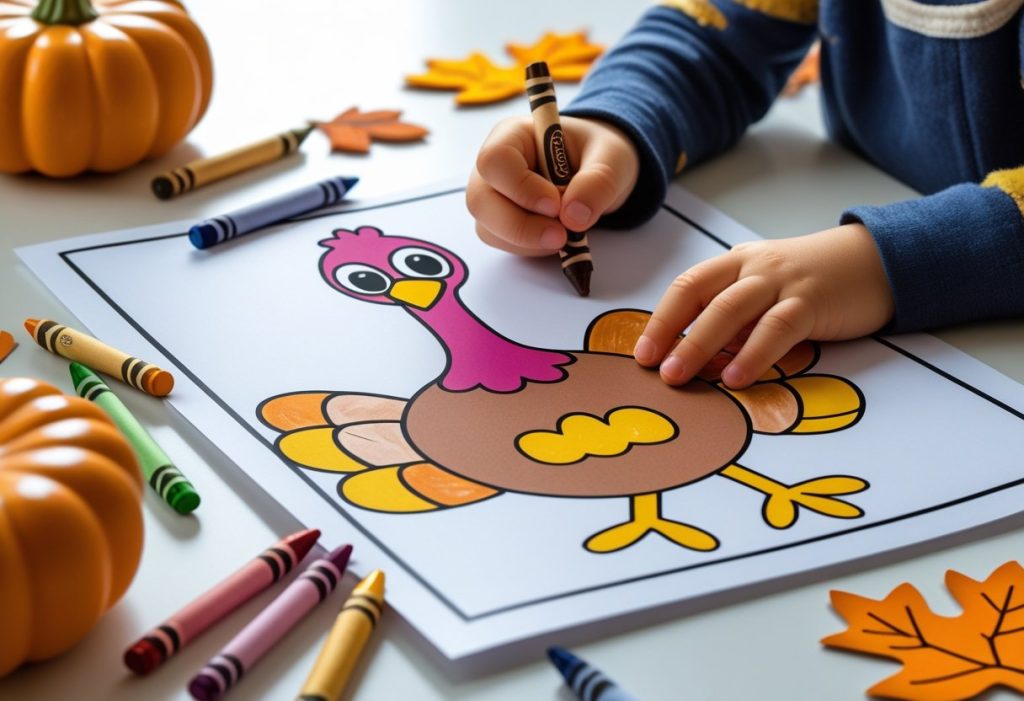 turkey coloring pages free