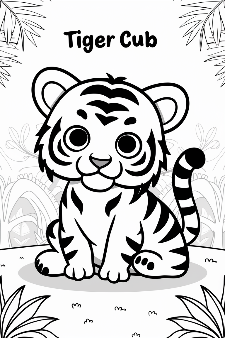 tiger coloring pages for adults