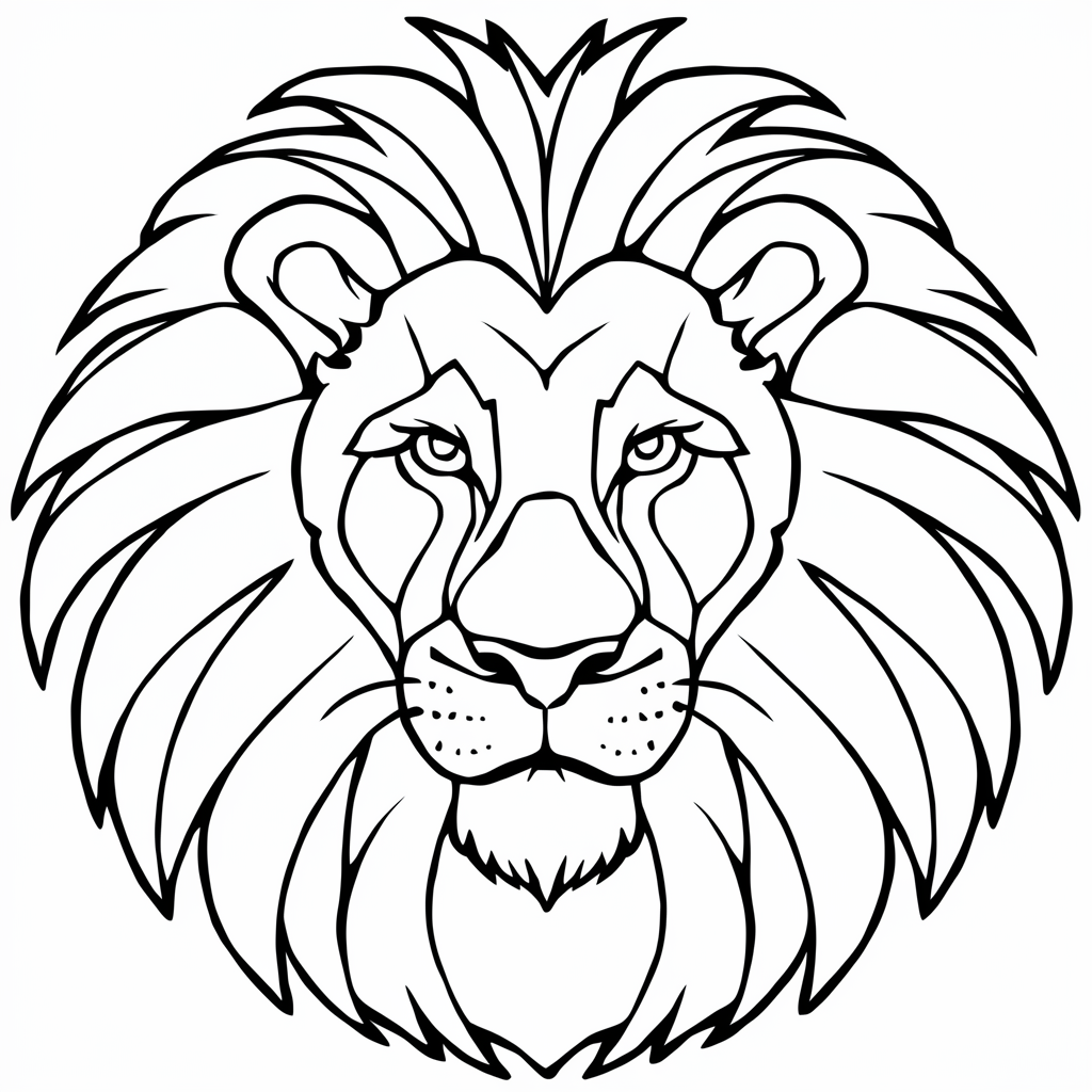 lion coloring pages free