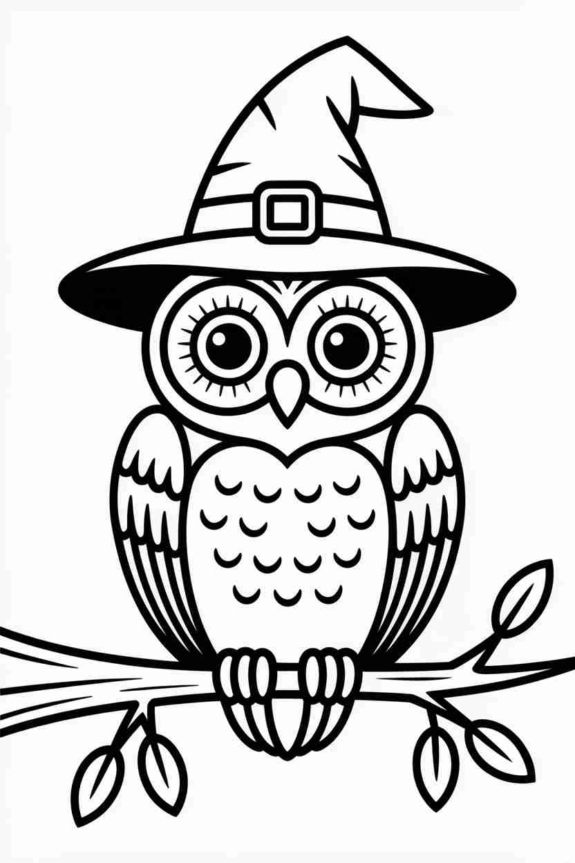 baby owl coloring pages