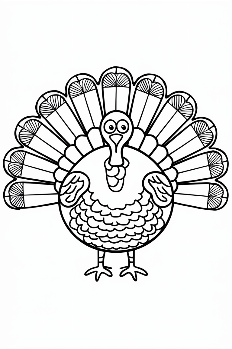 turkey coloring pages preschool