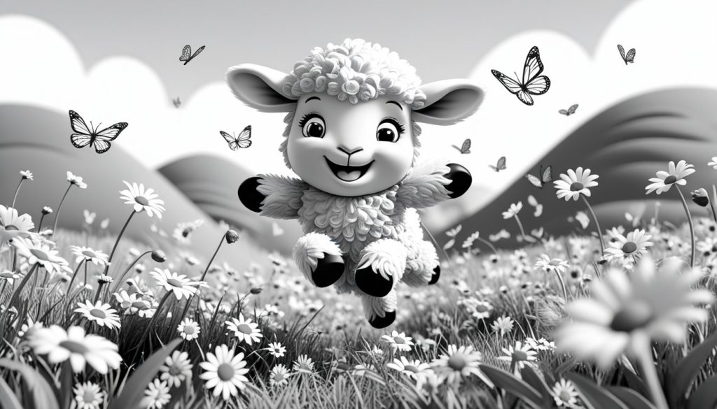 lamb coloring pages printable