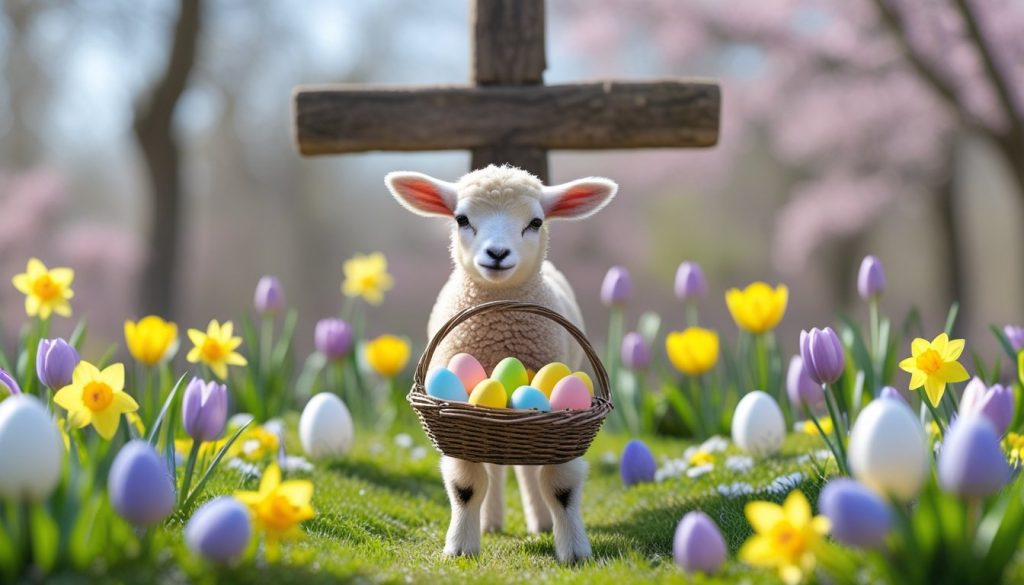 easter lamb coloring pages printable free