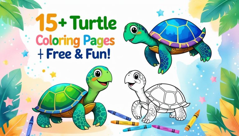 turtle coloring pages
