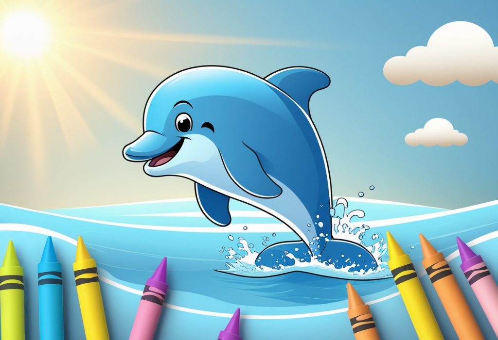 Dolphin Coloring Pages