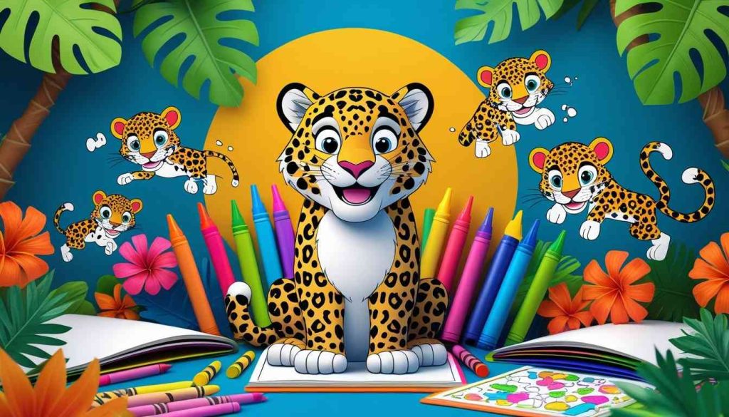 leopard coloring pages