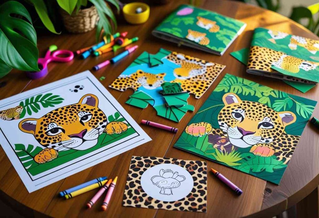 leopard coloring pages for kids