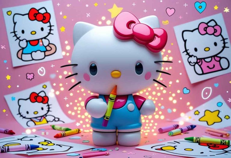 Hello Kitty Coloring Pages