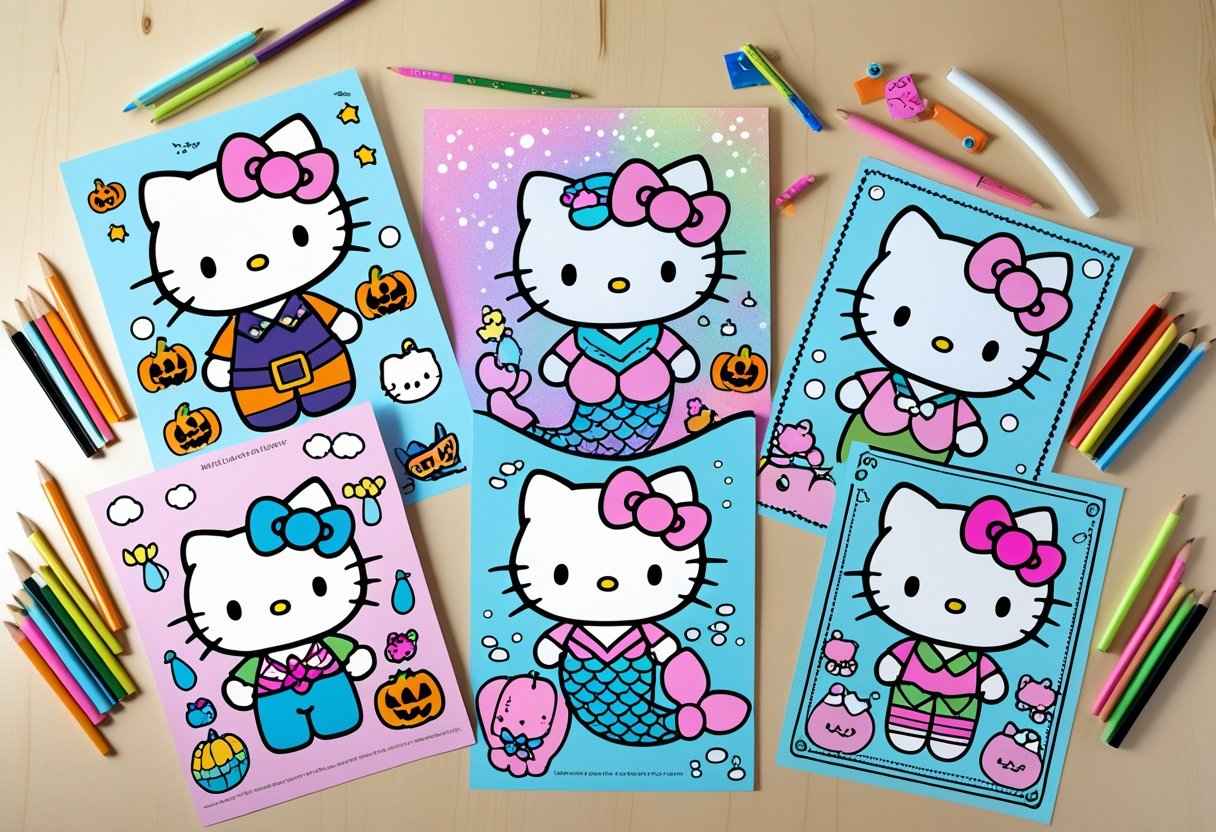 50+ Free Hello Kitty Coloring Pages – Easily Printable PDFs