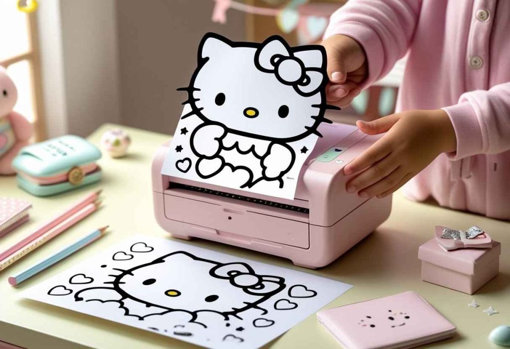 hello kitty coloring pages printable