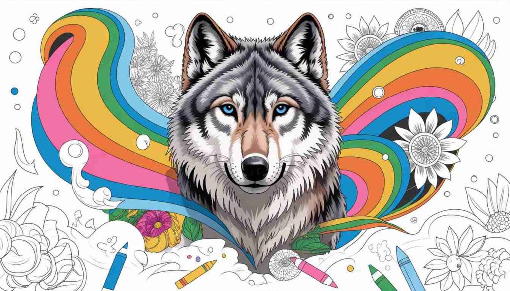 Wolf Coloring Pages