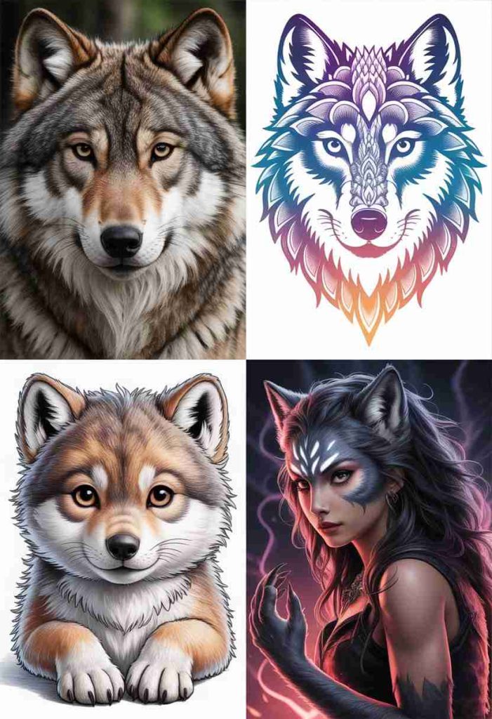 wolf coloring pages printable